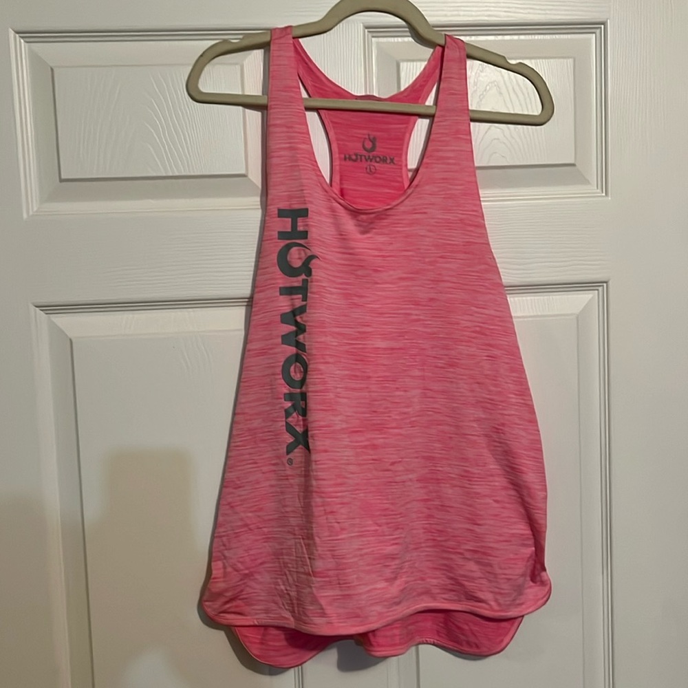 HOTWORX racerback tank size L EUC